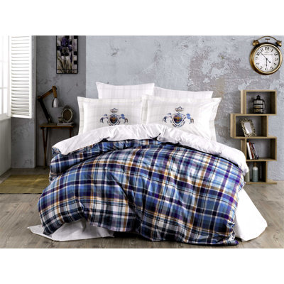 Arguello 100% Cotton Duvet Cover Set