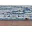 Tapis performance tissé à la machine médaillon Dahlia - ivoire / bleu - 6 pi 7 po x 9 pi-422153449
