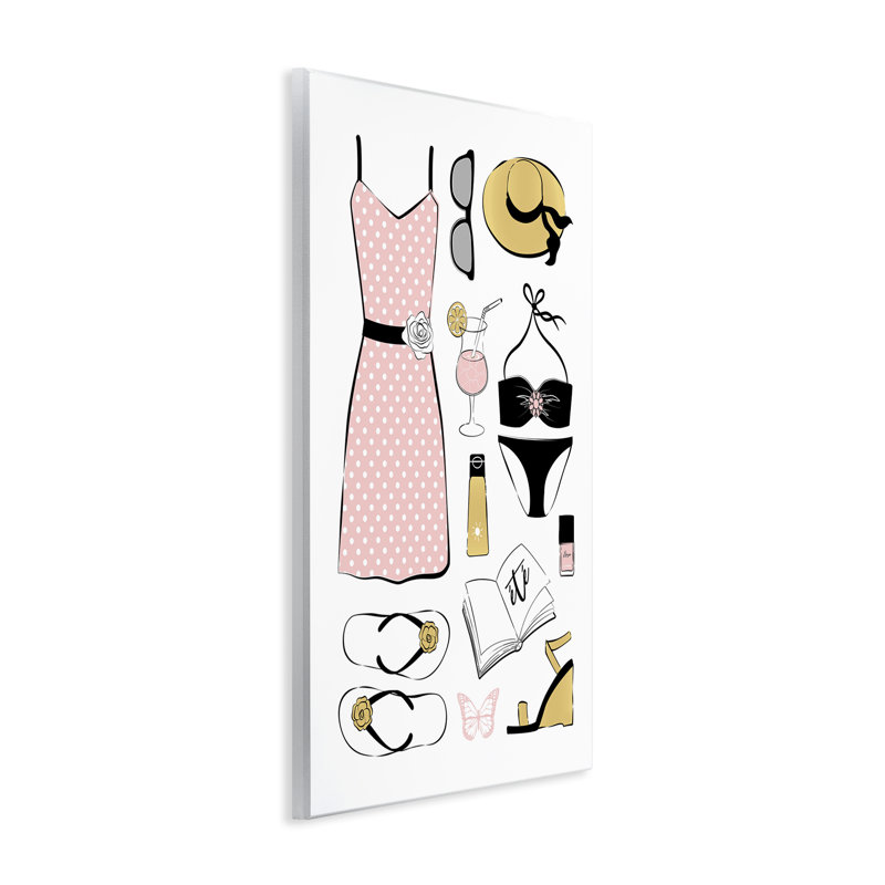 Plaque murale Summer Vibes Nessities, design par Martina Pavlova, H 19 po x l 13 po