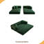 Canapé à compression de 78,8 po, canapé-lit convertible au sol avec accoudoirs de soutien pour dossier, canapé-lit futon confortable, causeuse modulaire désossée, tissu en velours côtelé-1548646741