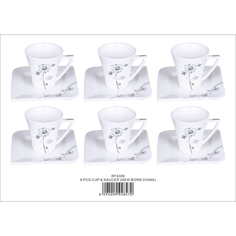 Bone China Espresso Cup and Saucer