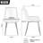 Leathaire Upholstered Modern Dining Chair Side Chair With Metal Legs
