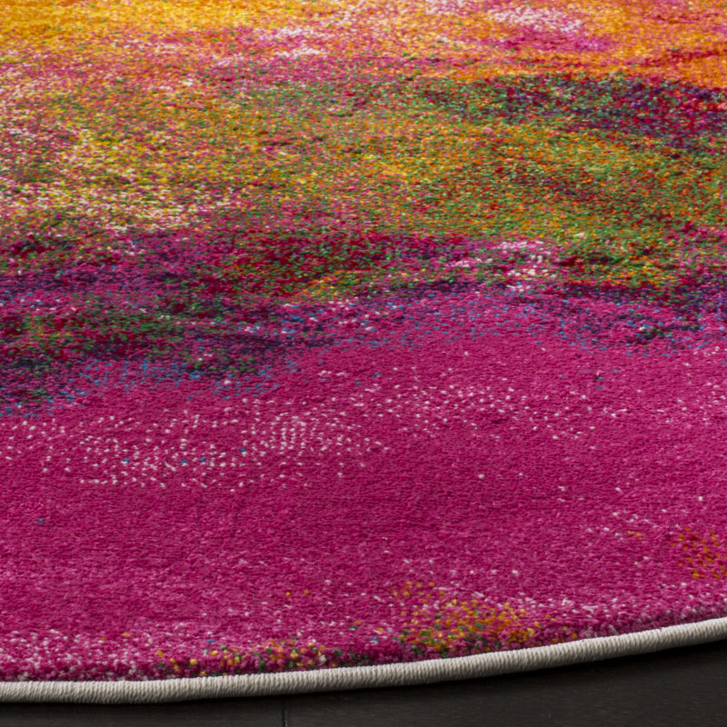 Tapis abstrait Ciara Watercolor Performance, Rectangle 2 pi 3 po x 4 pi