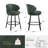 Matisse 26'' Swivel Bar Stools with Metal Legs and Footrest-105261949-111633539