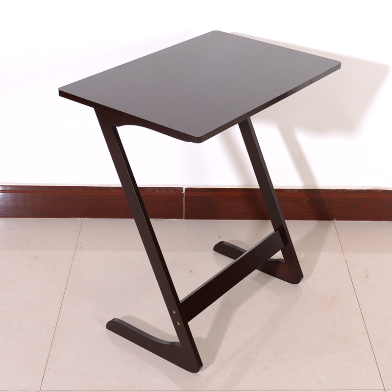 Solid Wood Sled End Table, Coffee