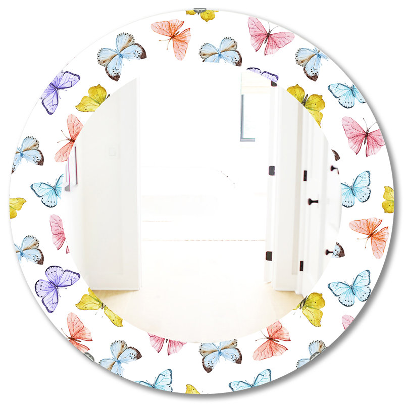 Papillon 1 - Miroir traditionnel, H 31,5 po x l po