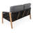 Oscar 54.33'' Wide Straight Acacia Loveseat with Cushions-383620520