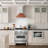 ZLINE 30 in. Convertible Stainless Steel Range Hood with Copper Shell and Handle (KB4STX-C-30)