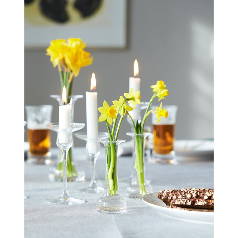 Old English Handcrafted Glass Table Vase
