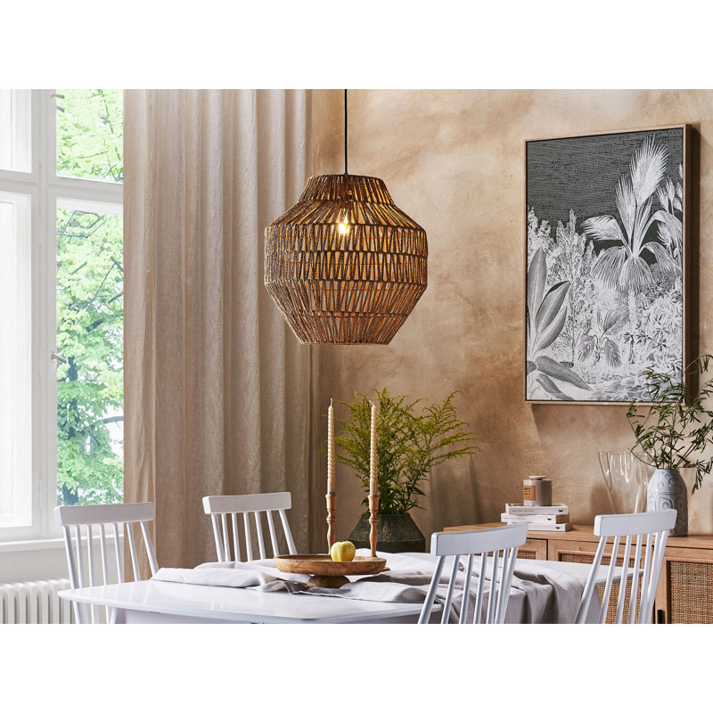 Otego 1 - Light Natural Geometric Pendant