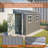 4x9.5 Ft. Metal Lean-to Storage Shed With 2 Windows & Foundation Kit
