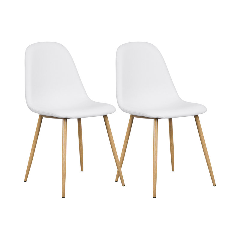 Candor 49cm H Upholstered Side Chair, White
