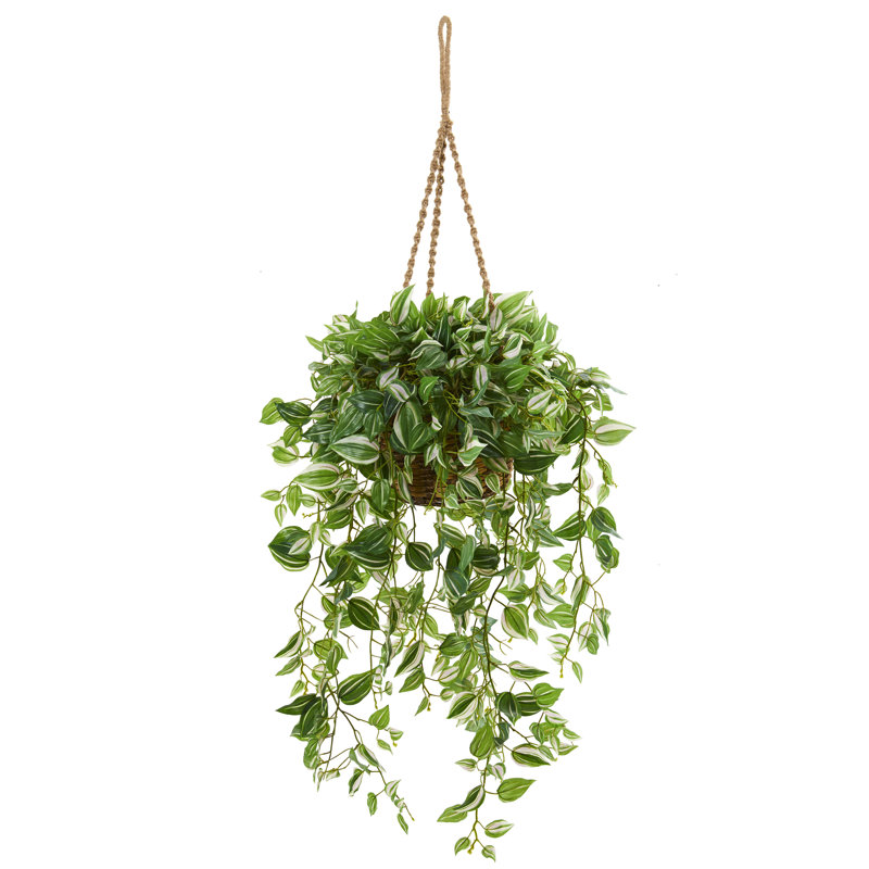 51'' Faux Foliage Plant in Wood Basket
