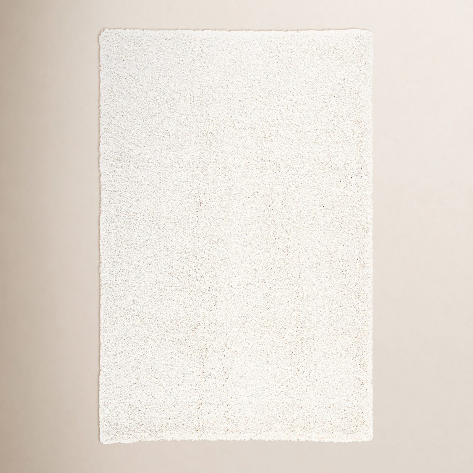 100% Polypropylene Ivory Rug, Rectangle 6' x 9'