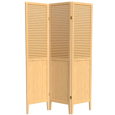 Sanson 70 " H - Panel Solid Wood Folding