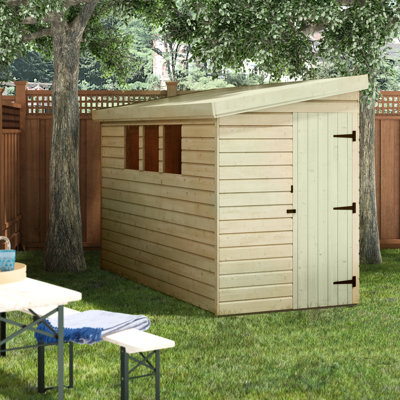 Shiplap Pent Wooden Shed