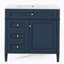 Ensemble de meuble-lavabo simple 36 po avec plateau en résine Dyral-1457181692
