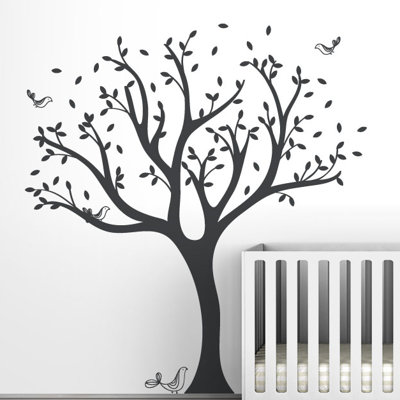 Décalcomanie murale arbre tweet