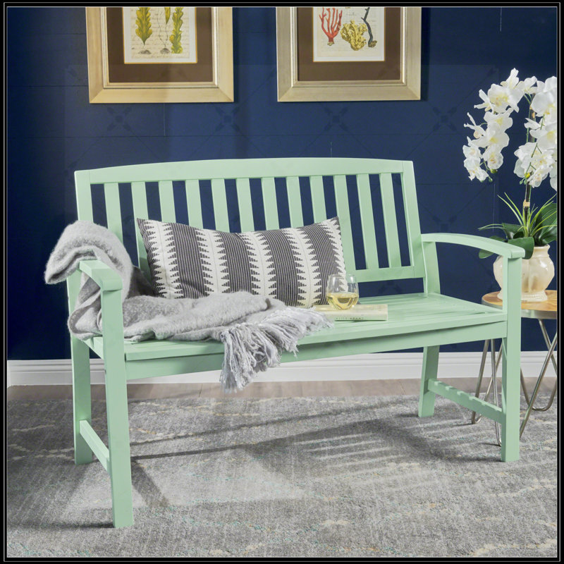 Banc en bois Farmhouse, Menthe