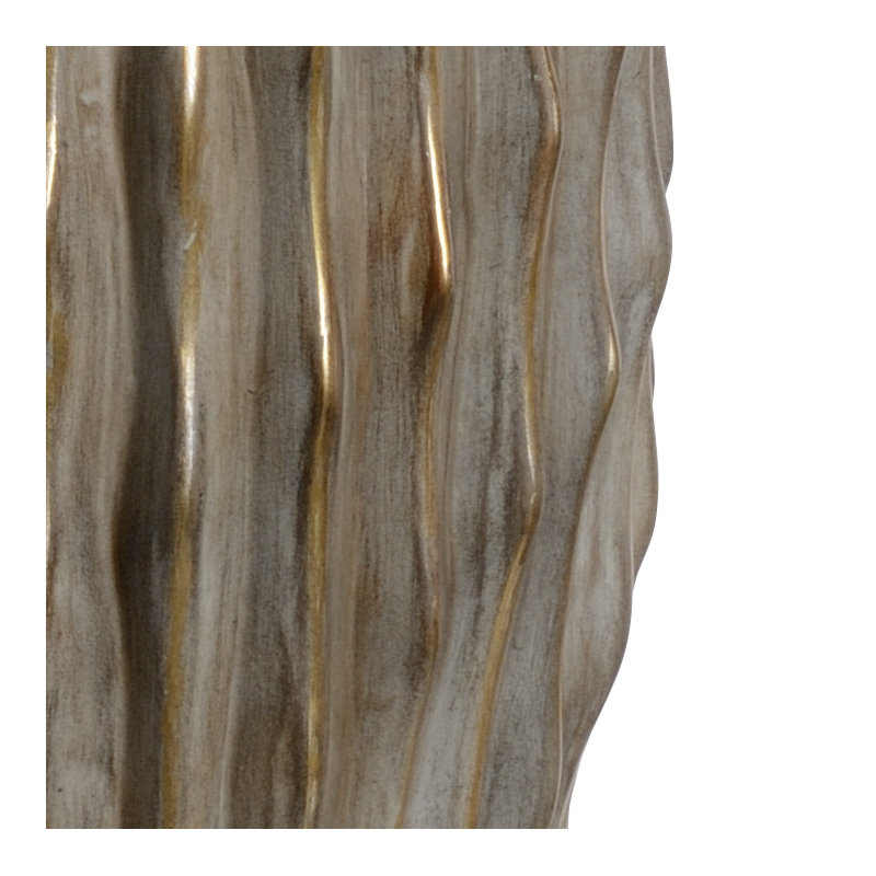 Larry Laslo Table Lamp, Gray/Taupe Glaze