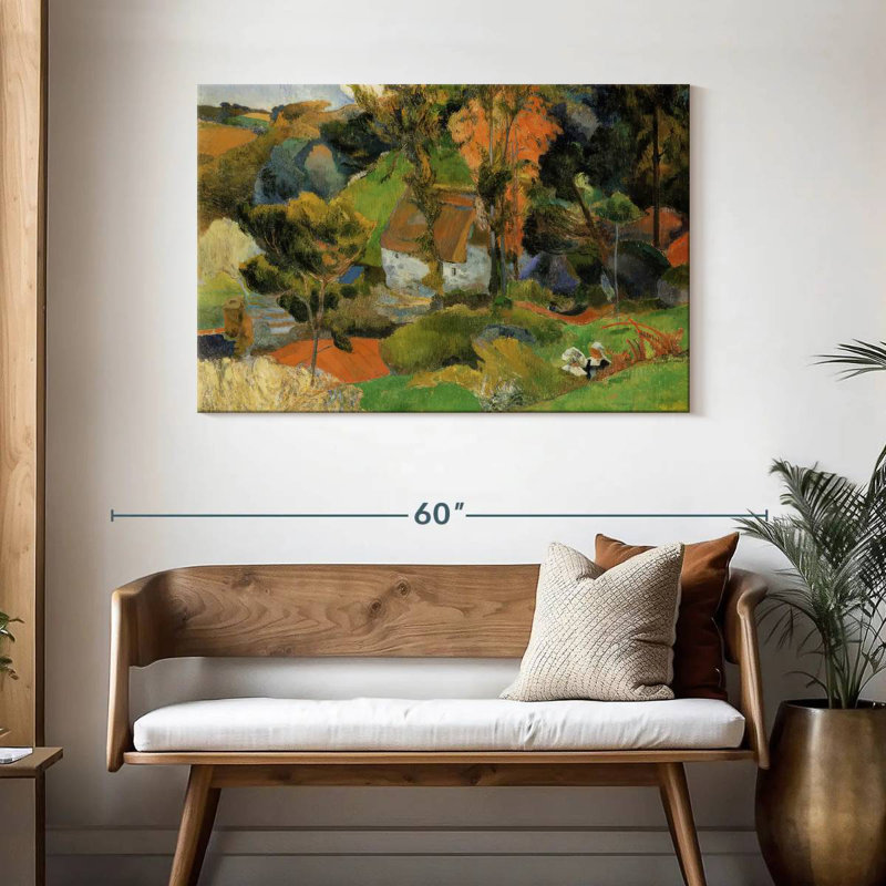 Paysage d'Alvord à Pont-Aven, H 30 po x l 45 po