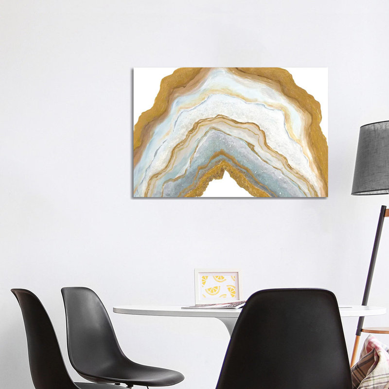 Agate Rainbow II by Tiffany Hakimipour - No Frame Gallery-Wrapped Canvas Giclée on Canvas, 66.04cm H x 101.6cm W
