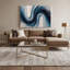 Art mural sur toile dégradé abstrait bleu 32-1221585398