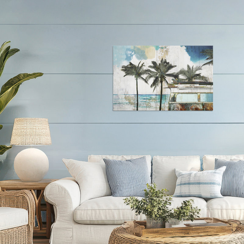 Toile de plage rétro, conception de Sasha