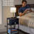 Side Table With Charging Station-1097841360