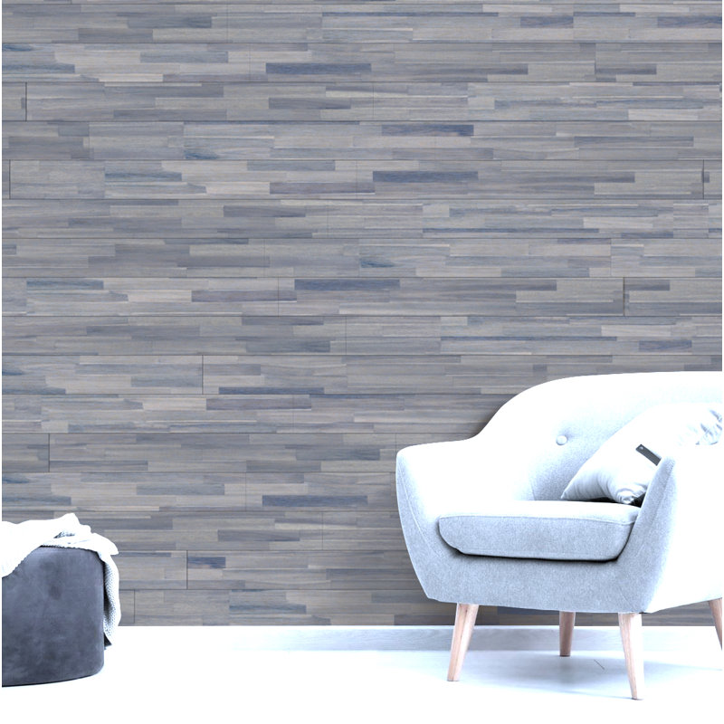 Panneau mural 6 po x 48 po Shiplap, Gris crépuscule