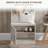 Rustic Hall Tree With Shoe Storage Bench, Entryway Bench With Coat Rack, Accent Coat Tree With Storage Shelves For Hallway, Mudroom Wood Grain