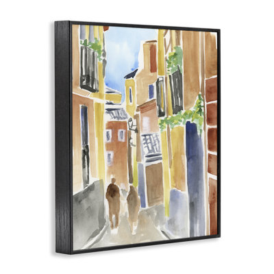 Calles de Madrid, Giclée sur toile, design par June Erica Vess