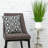 Parkland Collection Habib Transitional Black Throw Pillow