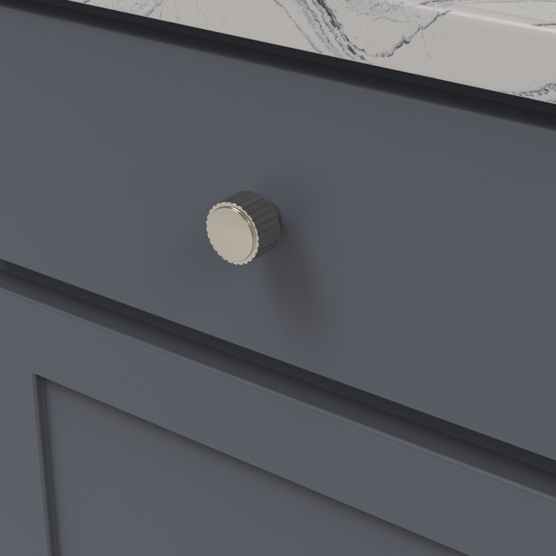 Sinclaire Collection Knob 1-1/4 Inch Diameter, Polished Nickel