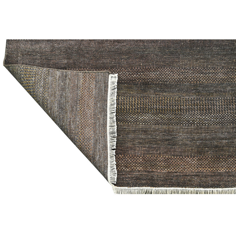 One-of-a-Kind Rectangle 9'10" X 14' Hand Knotted Area Rug