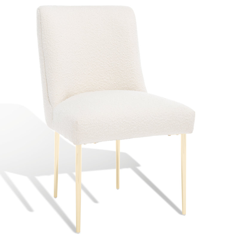 Pine Lake 20.25'' H Upholstered Side Chair, Boucle Ivory
