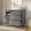Commode à langer moderne avec rangement solide-95339356