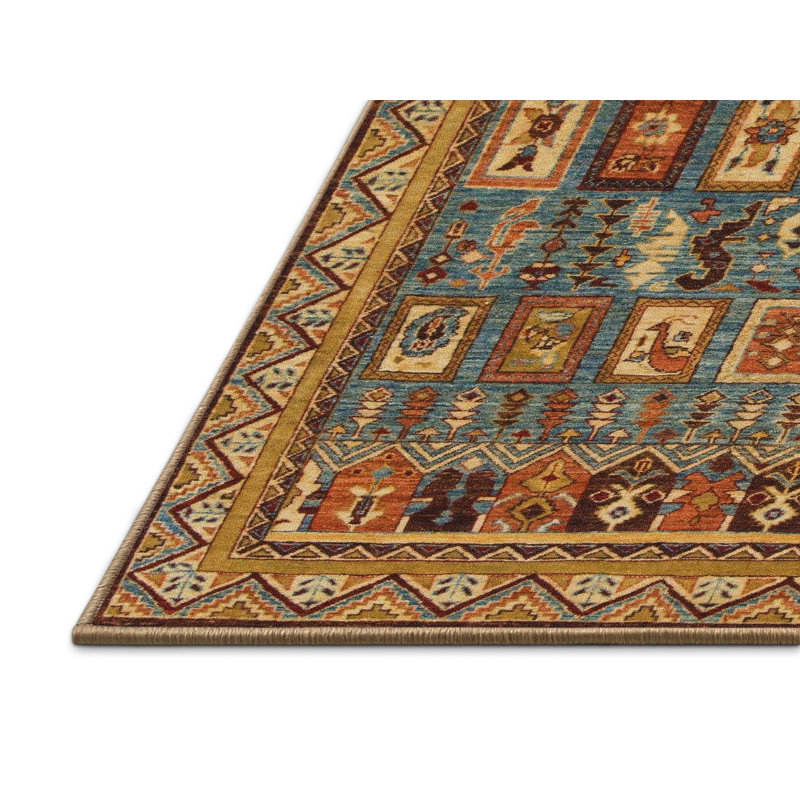 Abstract Indoor Rug, Rectangle 7' x 9'