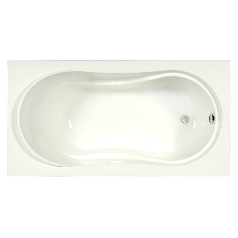 60'' x 32'' Drop-In Soaking Acrylic Bathtub