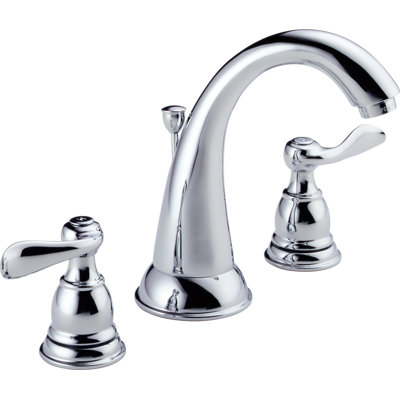 Widespread 2-handle Bathroom Faucet with Drain Assembly