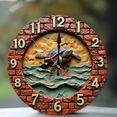 Horloge murale en résine