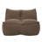 Compression Sofas, Brown Corduroy Compact Modern Beanbag Couch for Home