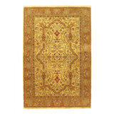 Fine Hand Knotted Persian Tabriz design 6' X 8'11''