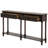 Console Table Sofa Table Easy Assembly With Two Storage Drawers And Bottom Shelf For Living Room, Entryway-163213505