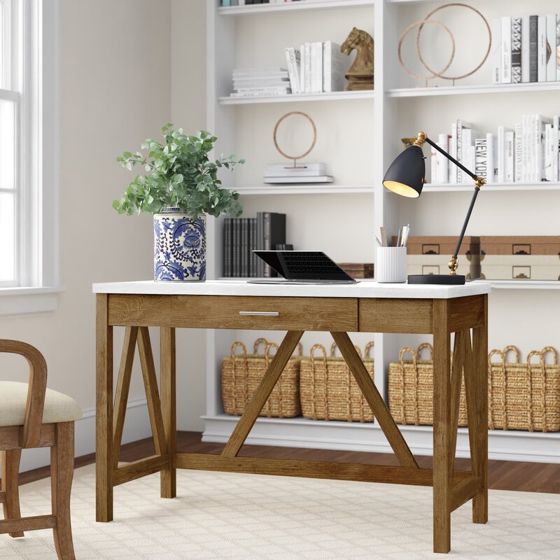 Winston Porter Cardiss Writing Desk & Reviews | Wayfair