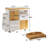 Kitchen Island Cart,Kitchen Bar&Serving Cart Rolling On Wheels With Spice Rack Towel Holder Utility Storage Trolley With Storage Drawers-642699556