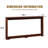  70.1 Inch Narrow Wave Curved Console Table, Wooden Storage Sofa Table with Thick Wear-Resistant Tabletop, Modern Retro Entryway Hallway Table for Living Room Office-1377965428