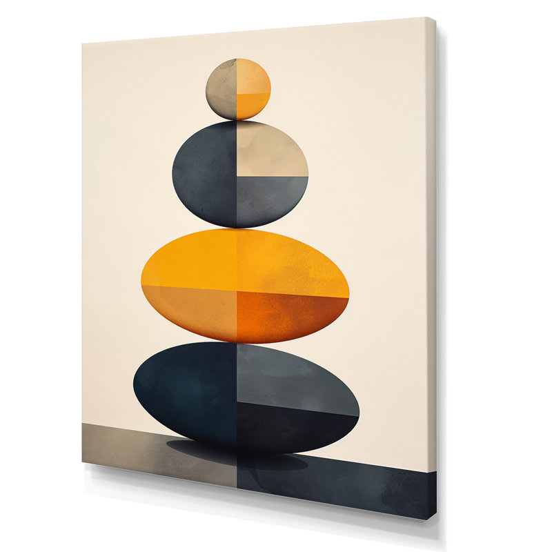 «Visual Tranquility Rock Balancing I» sur toile, Toile tendue, H 32 po x l 24 po x P 1 po
