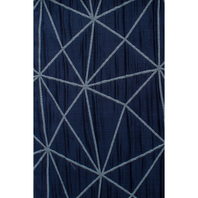 Kolby Geometric Square Cushion Cover, 38 x 38cm, Blue