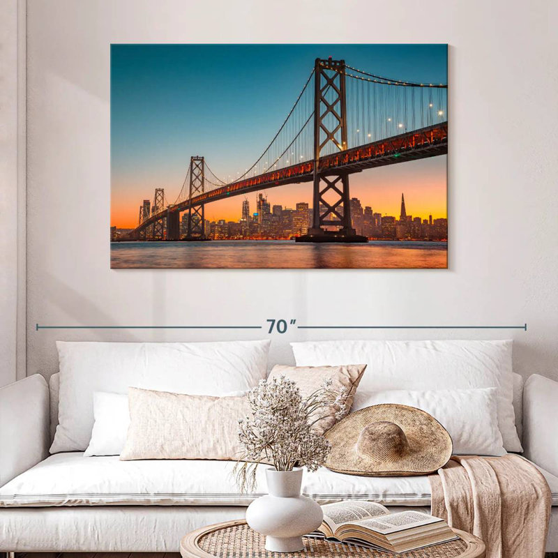 Lilie SF Oakland Bay Bridge, 32" H x 48" W